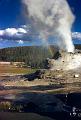 yellowstone geyser rainbow